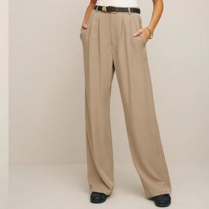 Reformation Mason Pant, Khaki, Size 4